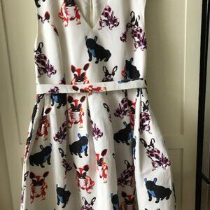 French Bulldog dress from Anthropologie